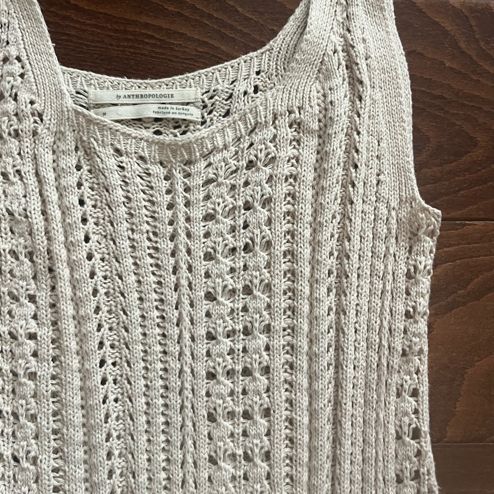 Anthropologie crochet beach dress